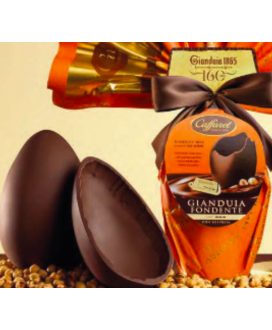 Online sale Dark Chocolate Gianduja Chocolate eggs Caffarel. Shop online chocolate Easter egg gianduiotto Caffarel