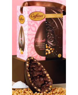 Caffarel - Whole Hazelnuts Salted - Dark Chocolate - Italian delights - 530g