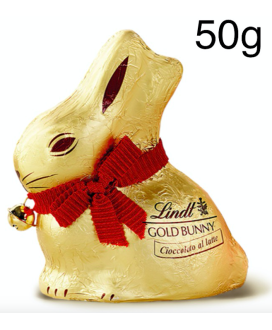 Vendita online Coniglietti Gold Bunny di Pasqua Lindt & Sprüngli al Latte (SCONTO 10%). Shop on line Coniglietto di cioccolato a