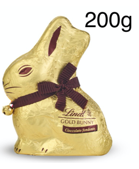 Vendita online Coniglietti Gold Bunny di Pasqua Lindt & Sprüngli fondenti (SCONTO 10%). Shop on line Coniglietto di cioccolato f