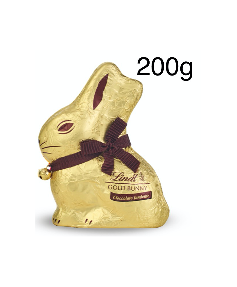 Vendita online Coniglietti Gold Bunny di Pasqua Lindt & Sprüngli fondenti (SCONTO 10%). Shop on line Coniglietto di cioccolato f