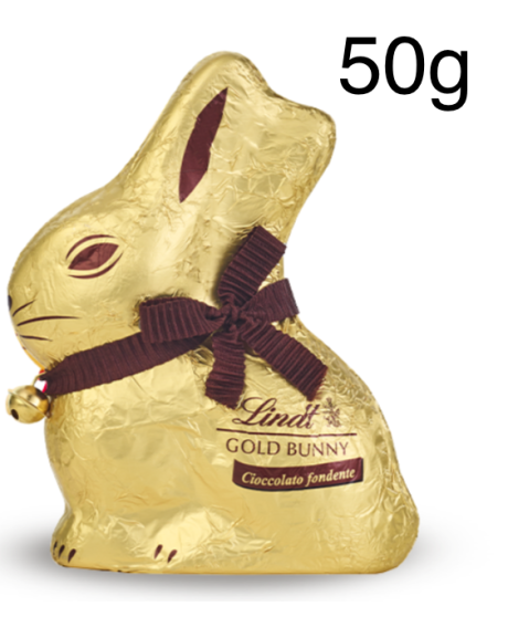 Vendita online Coniglietti Gold Bunny di Pasqua Lindt & Sprüngli al Latte (SCONTO 10%). Shop on line Coniglietto di cioccolato a