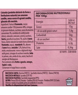 Vendita on line colombe di Pasqua Caffarel Farcite all 'amarena. Shop on line Colomba Farcita con amarene candite, senza scorze