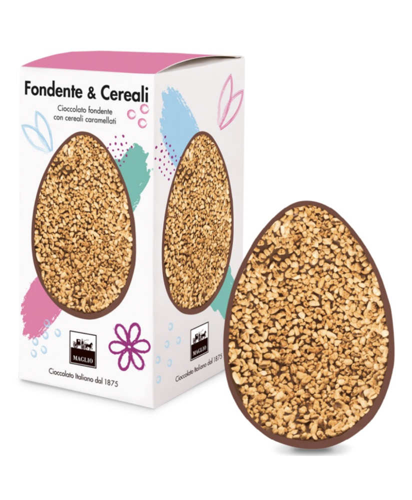 Maglio - Dark chocolate egg with cereals - 200g