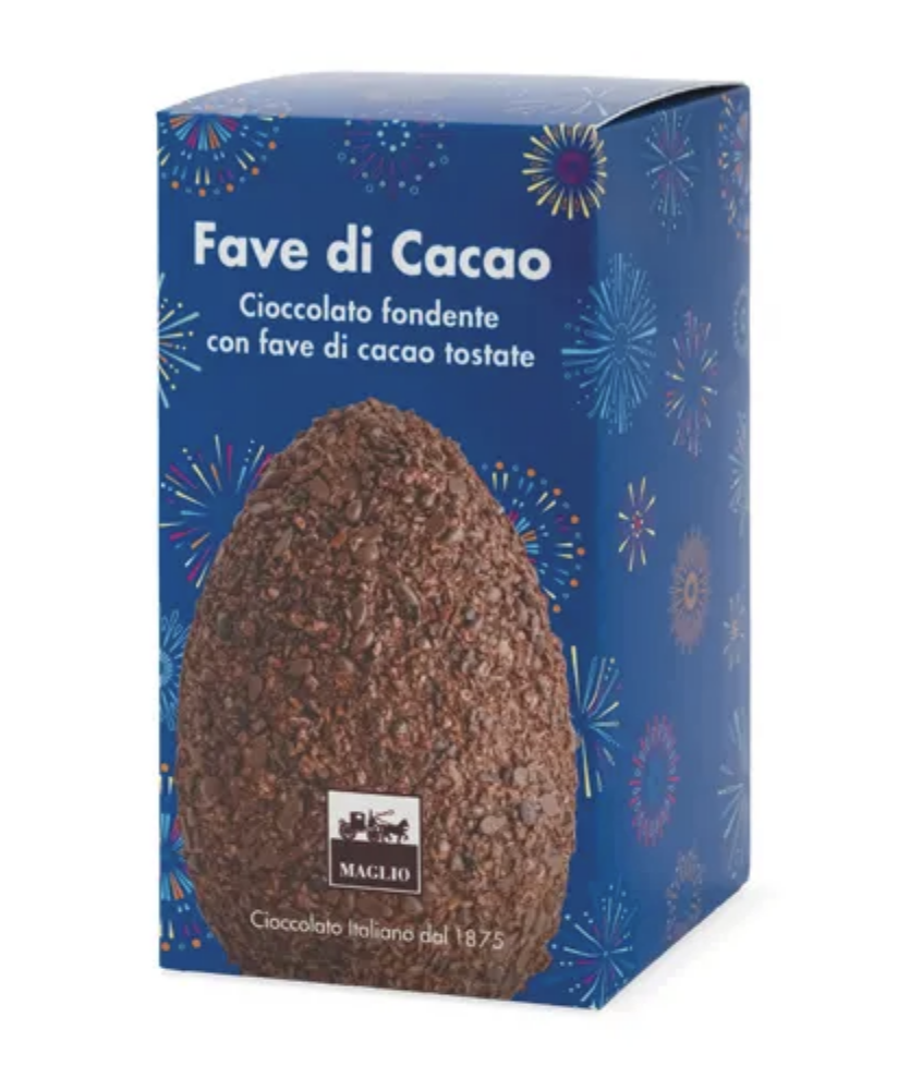 Maglio - Mini Uovo Fondente con Fave di Cacao - 62% - 90g