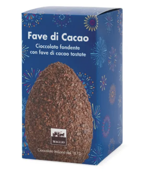 Maglio - Mini Uovo Fondente con Fave di Cacao - 62% - 90g