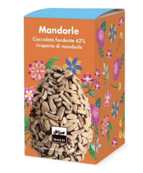 Maglio - Mini Uovo Fondente con Mandorle - 90g