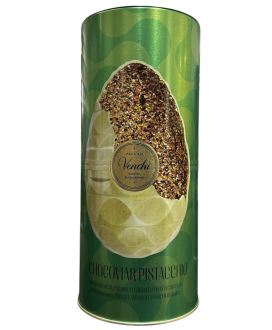 Venchi Easter Eggs Chocoviar Egg Pistachio metal cylinder | corso101