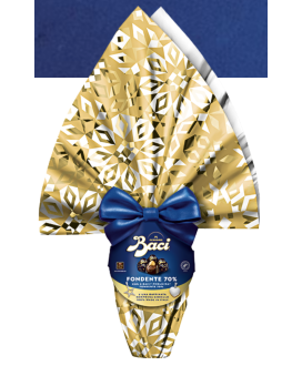 Vendita online Uova dei Baci Perugina di cioccolato fondente extra con raffinate sorprese e 4 baci all'interno.  Shop on line Uo