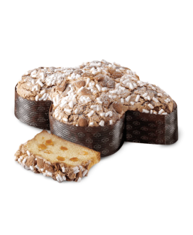 Buy online sale Italian Easter Cake with candied fruit, chocolate, lemon. Shop homemade colomba