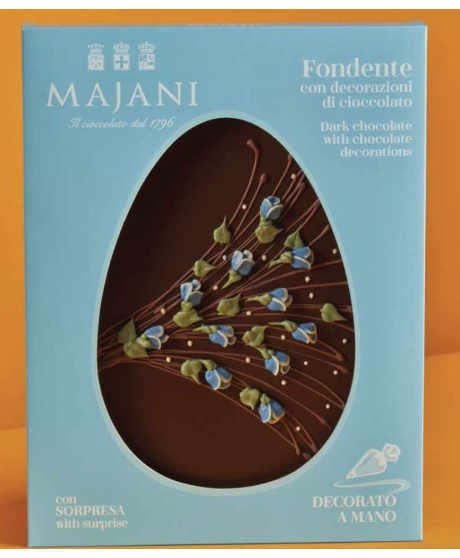 Vendita online uova di Pasqua Majani di cioccolato bianco con amarene. Shop on line Uovo di Pasqua con amarene