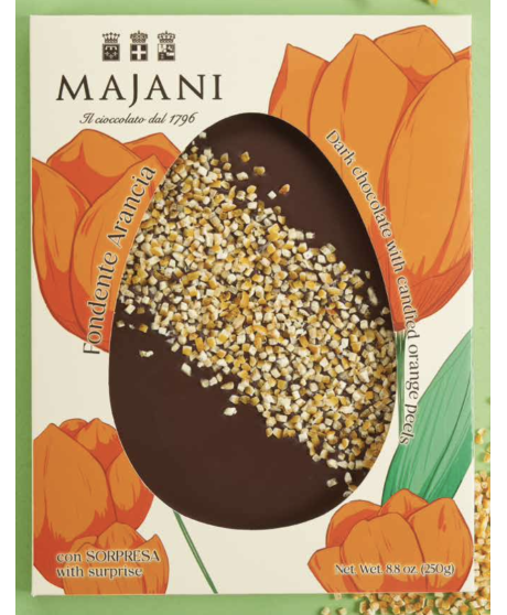 Dark chocolate and raspberry easter eggs shop online Majani | corso101