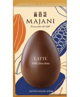 Buy on line italian Easter eggs with surprise Dark Chocolate with Orange Peel . Shop on line easter egg Majani Fiat cremino, dar