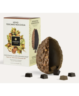 Uova di Pasqua Amedei Toscano Nocciola vendita online shop | corso101