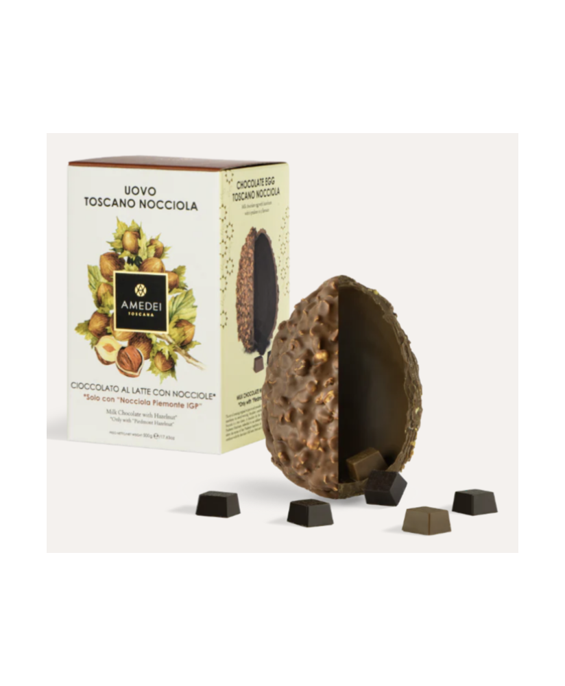 Uova di Pasqua Amedei Toscano Nocciola vendita online shop | corso101