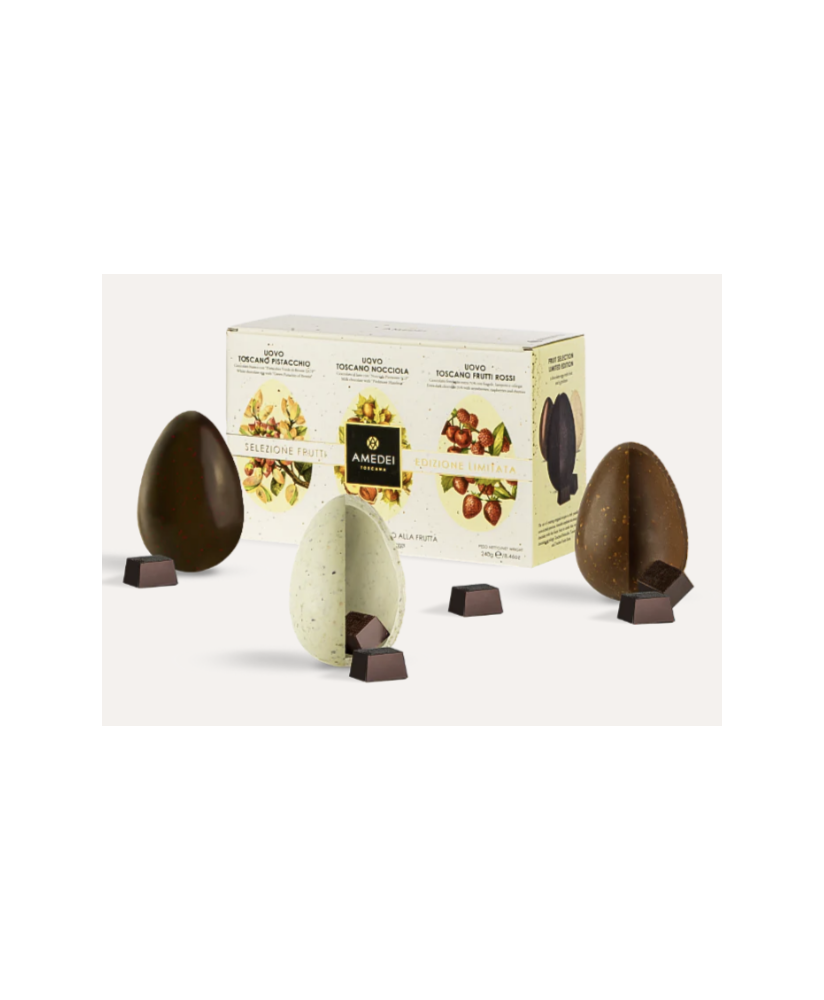 Amedei - Three Eggs and Fruits Selection - 240g | corso101.com