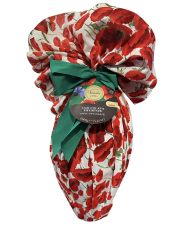 Venchi - Poppies Collection - Dark Chocolate egg wrapped in cloth - 1000g