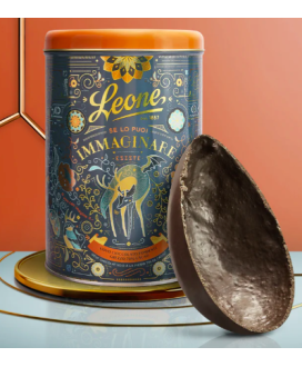 Leone - Grezzo Dark Egg 70% - Tin - 300g