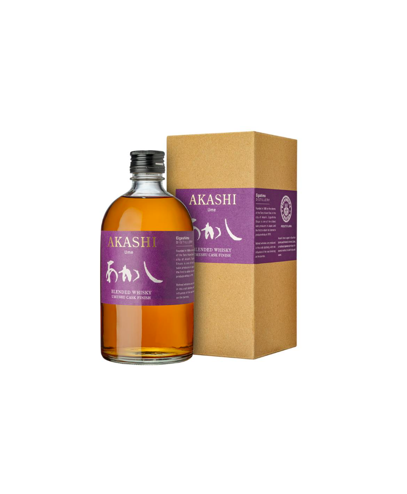 White Oak - Akashi - Ume - Blended Whisky - Umeshu Cask Finish - Gift Box - 50cl