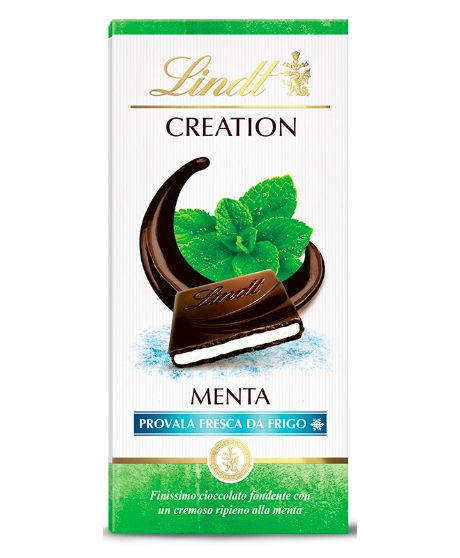 Lindt creation chocolate bars with a creamy mint ganache filling shop online | corso101.com