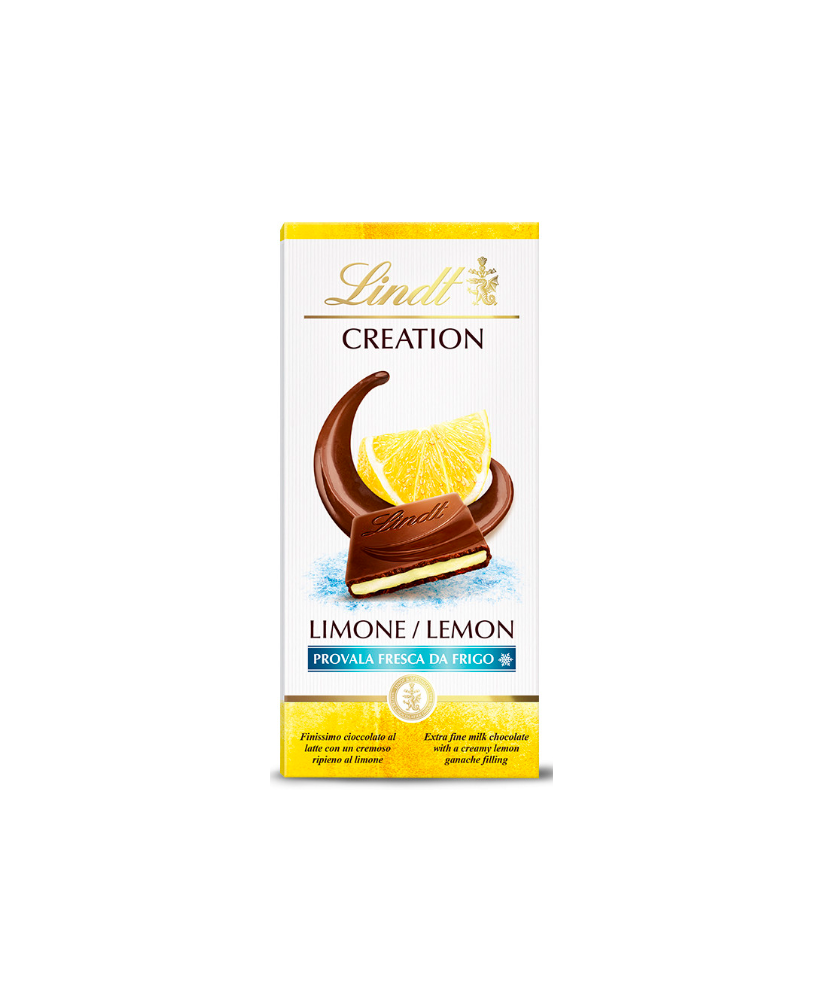 Tavolette di cioccolato Lindt creation con cremoso ripieno al limone vendita online | corso101.com