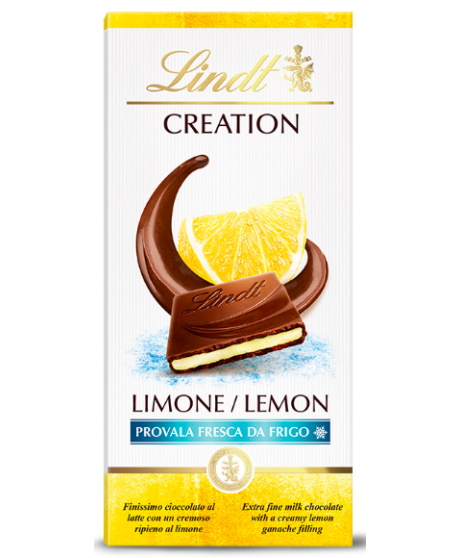 Lindt creation chocolate bars with a creamy lemon ganache filling shop online | corso101.com